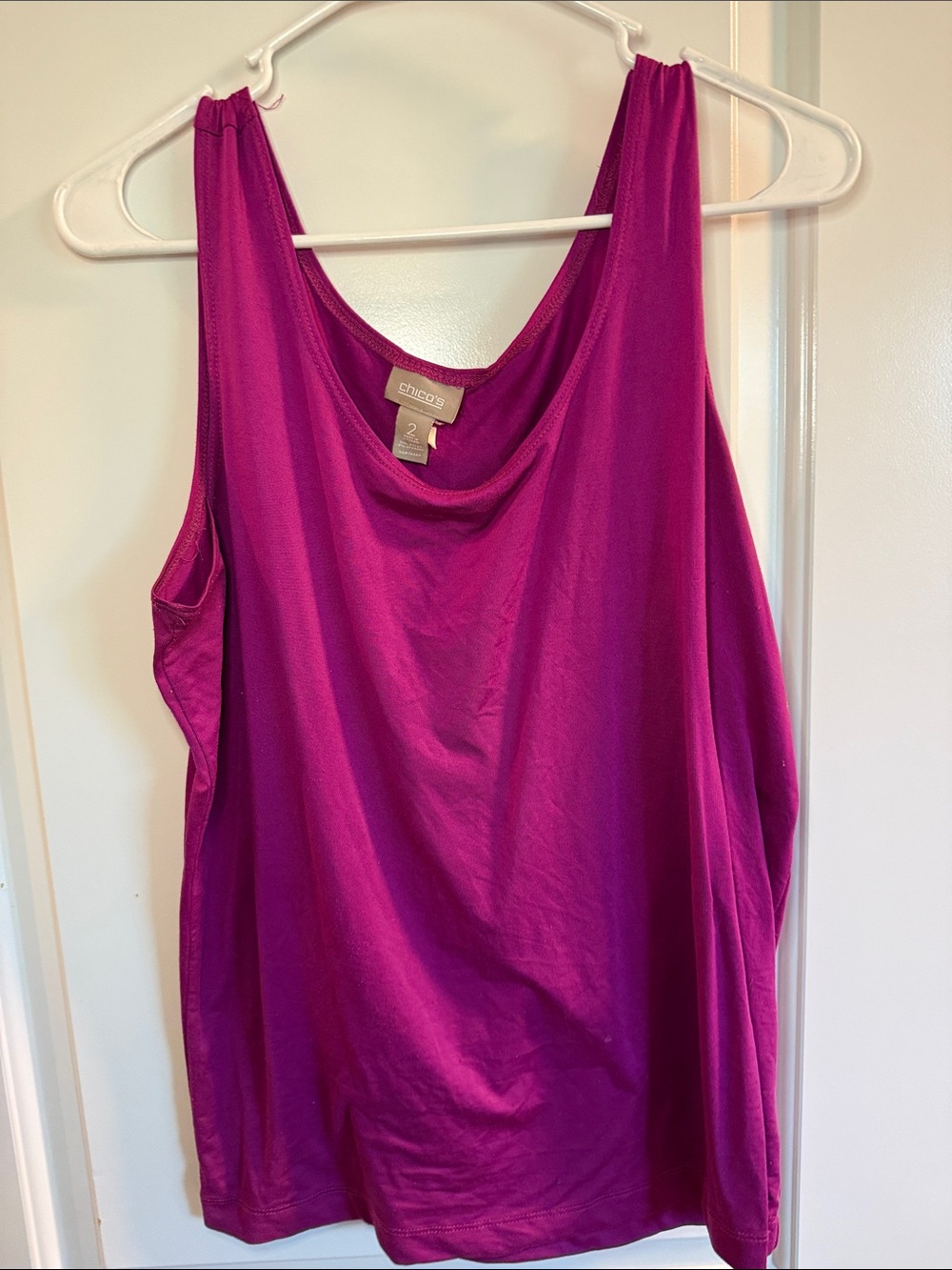 🥳 5 for $25 BUNDLE Chico's Bold Fuchsia Scoop Neck Tank
